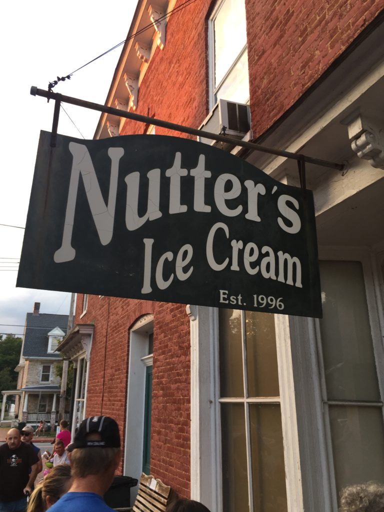 Nutter's Ice Cream Sign