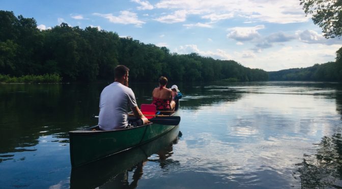 Canoeing on the Potomac River