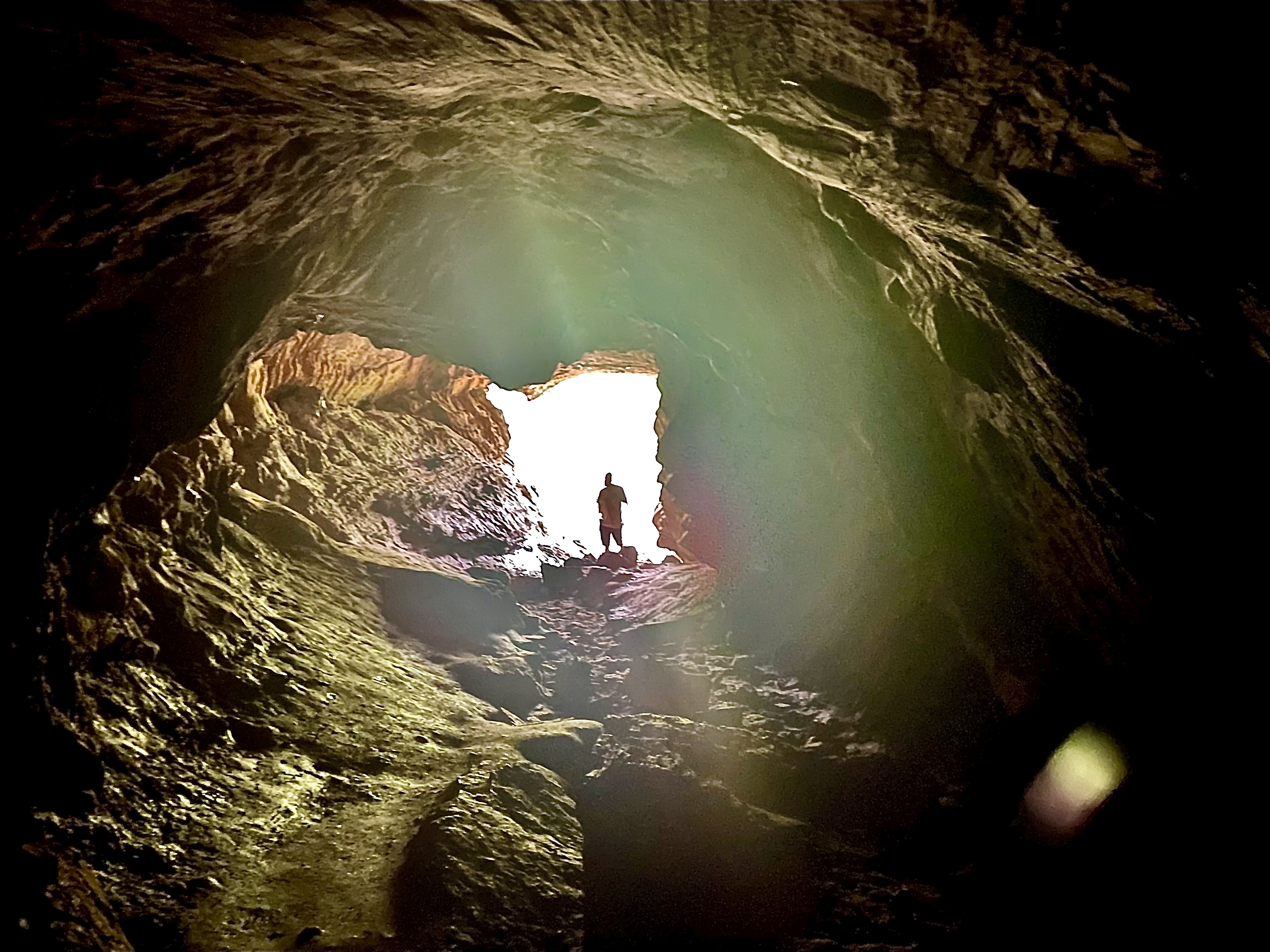 Inside Dam 4 Cave (a.k.a. "Bear Cave")
